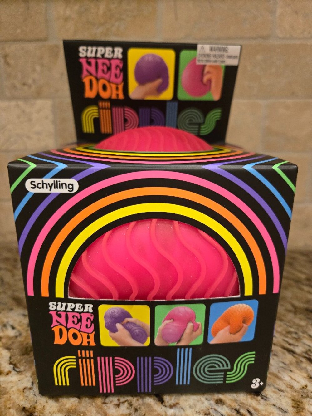 Super Needoh Ripples - Pink - NIB - Mega Size